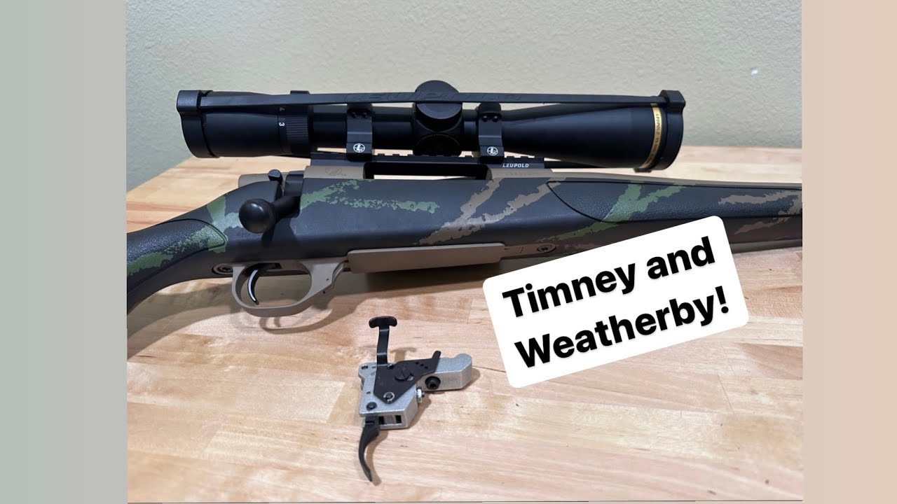 Как установить и отрегулировать спусковой механизм Timney в ружье Weatherby Vanguard