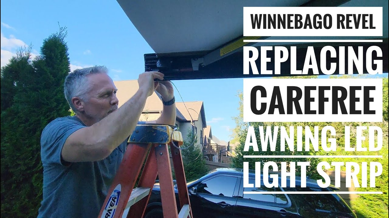 Замена светодиодной ленты Carefree Awning на Winnebago Revel