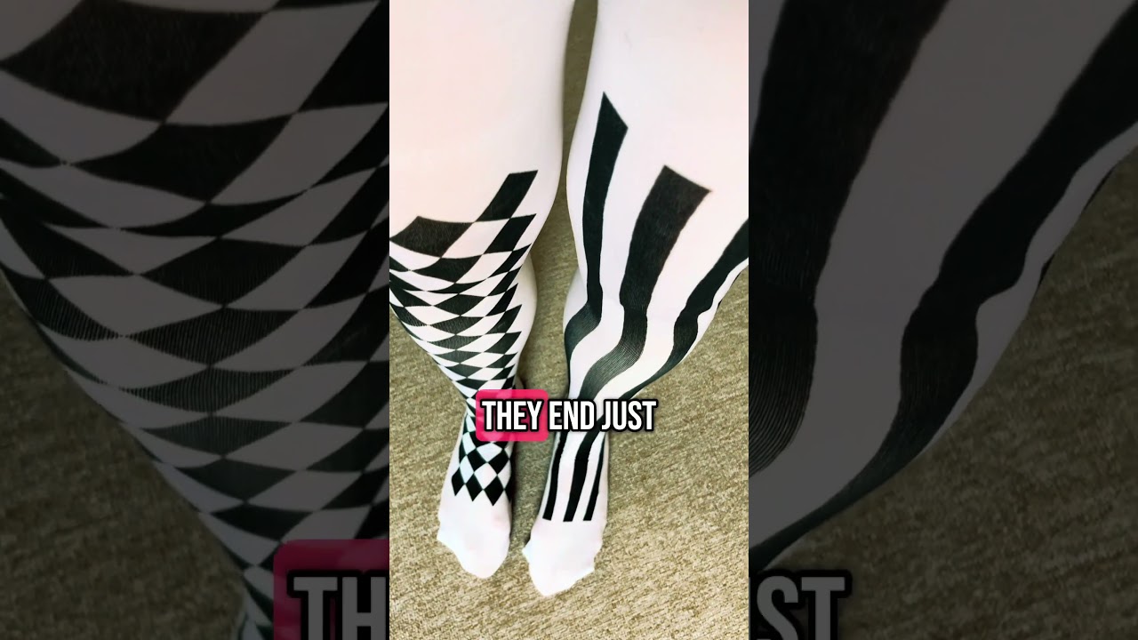 This is what happens when you buy cheap tights! I used them for my music video anyway. #onabudget