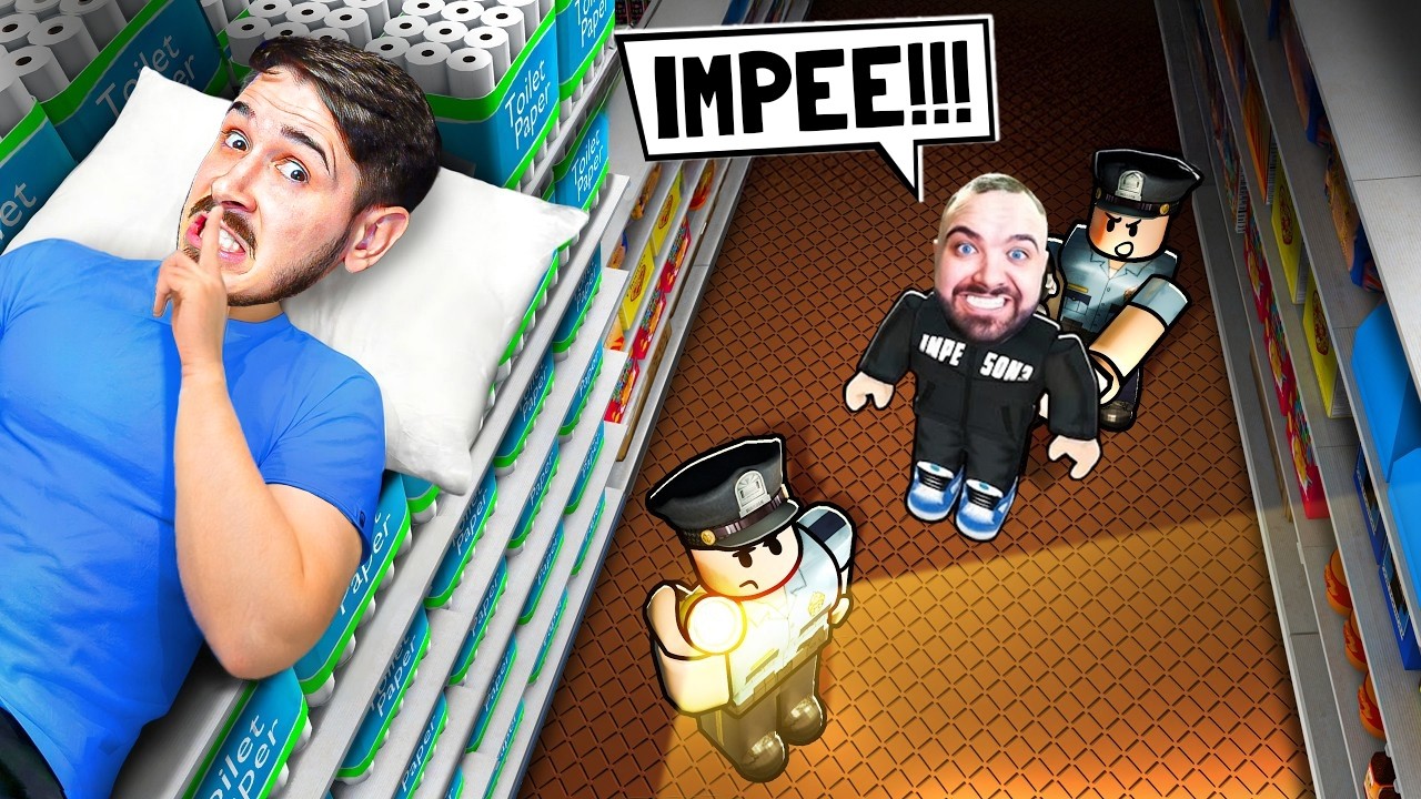 MORAMO PREŽIVJETI NOĆ U SUPERMARKETU!!!
