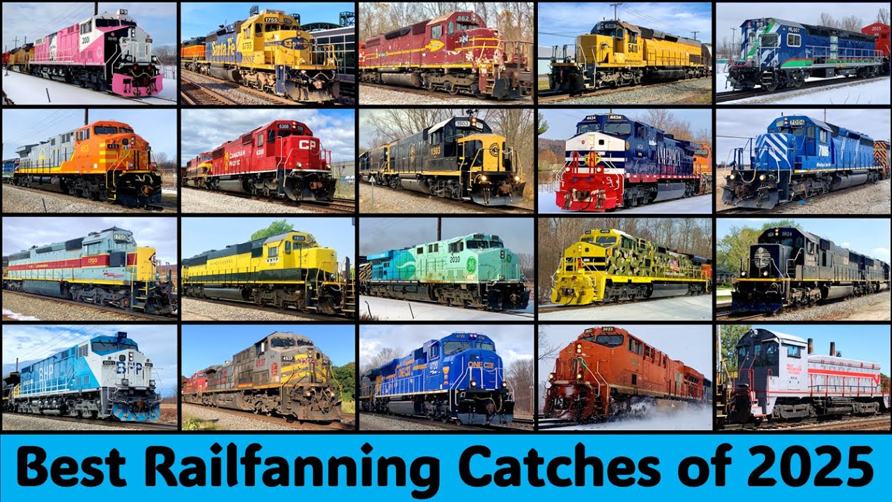 Best Railfanning Catches of 2025!