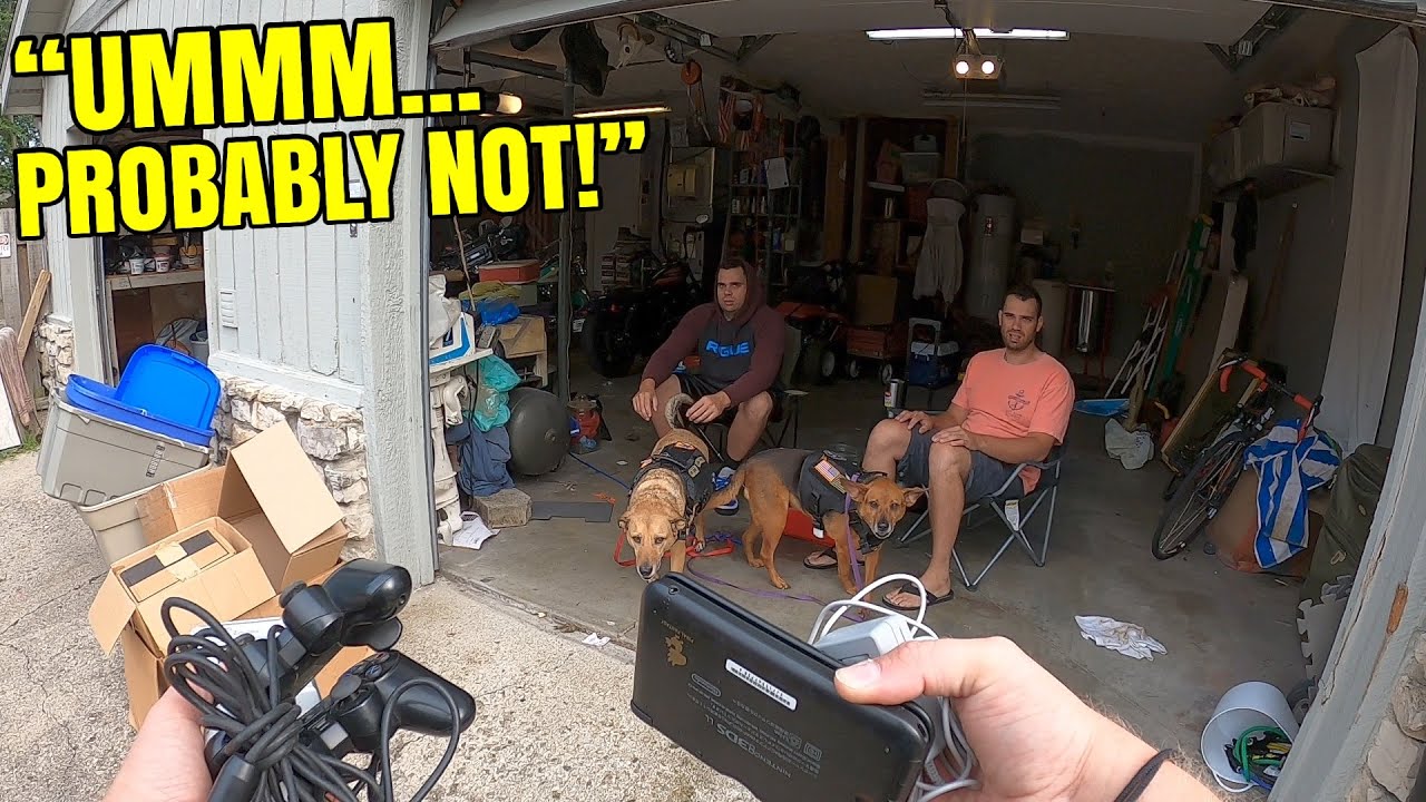 YARD SALE NEGOTIATION GOES DOWNHILL FAST