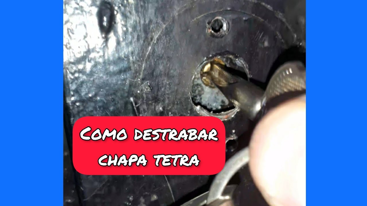 cómo destrabar cerradura tetra de seguridad