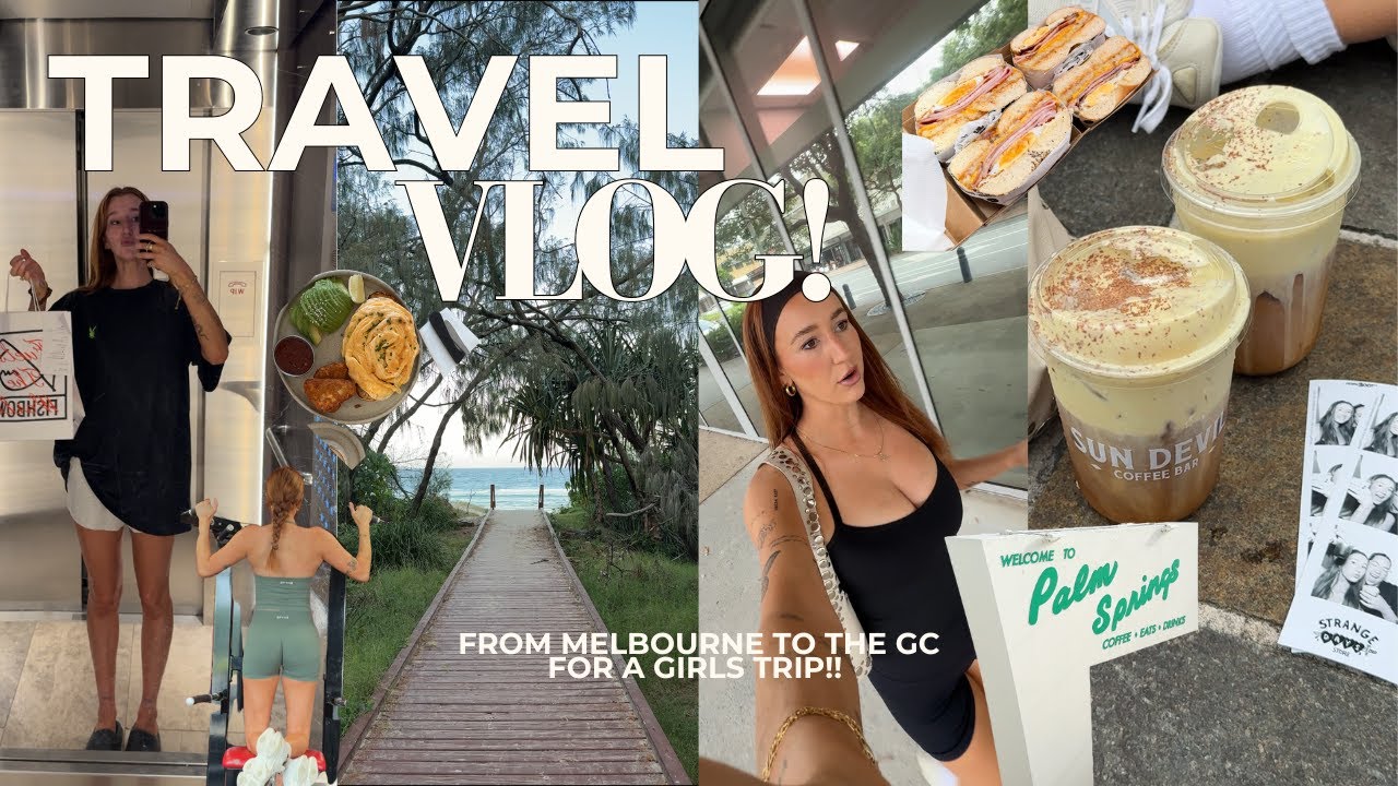 Travel VLOG! Productive week in my life as a business owner, travelling to the Gold Coast & gym!!