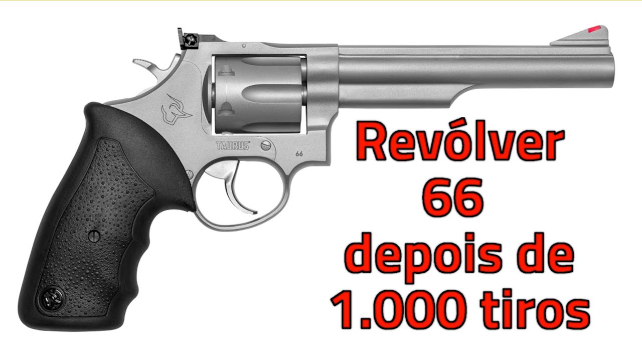 Revólver Taurus 66 357 Magnum depois de mais de 1.000 tiros