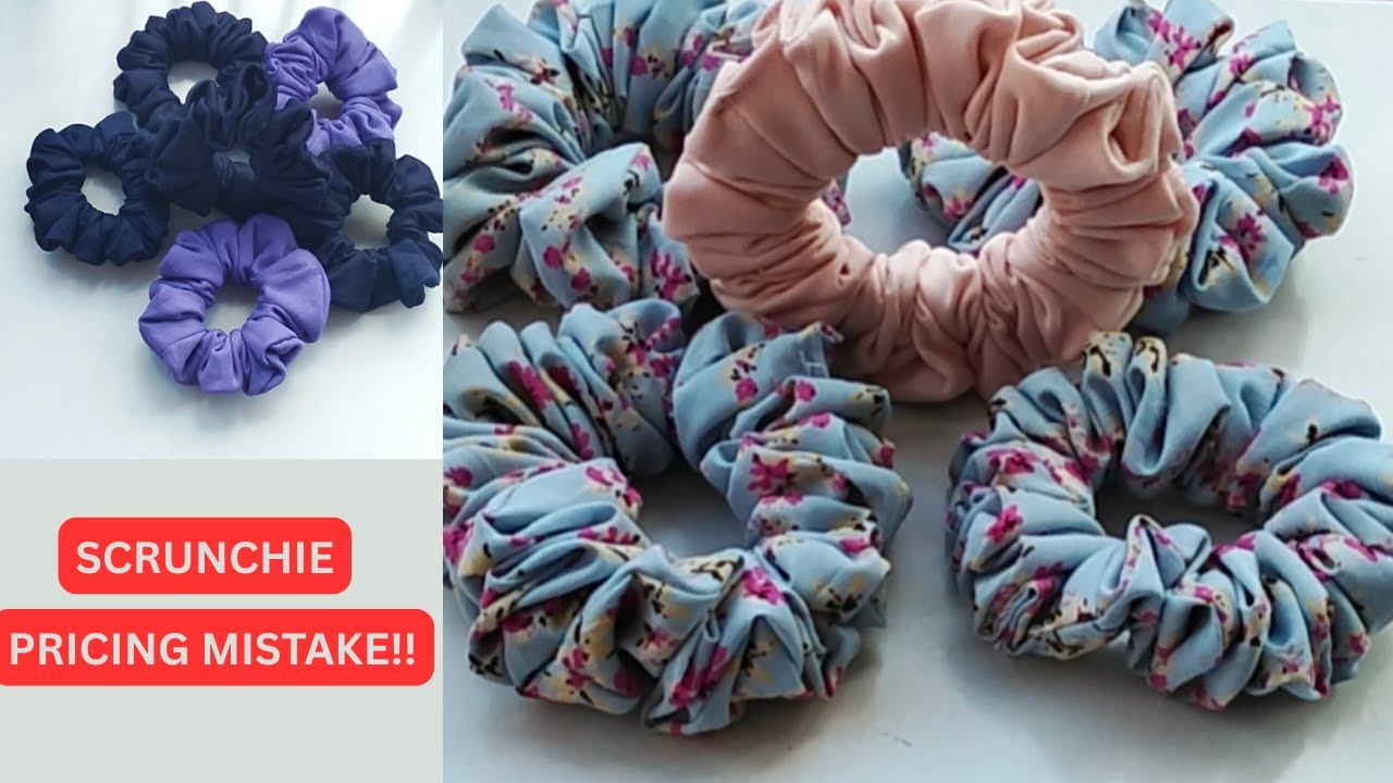 How I Price Scrunchies As a Beginner (And What I'd Do Differently)