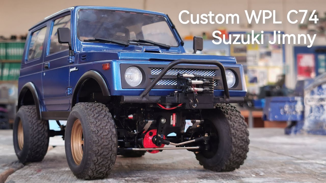 Custom WPL C74 Suzuki Jimny - KM Upgrades & WPL parts - Indoor Crawl