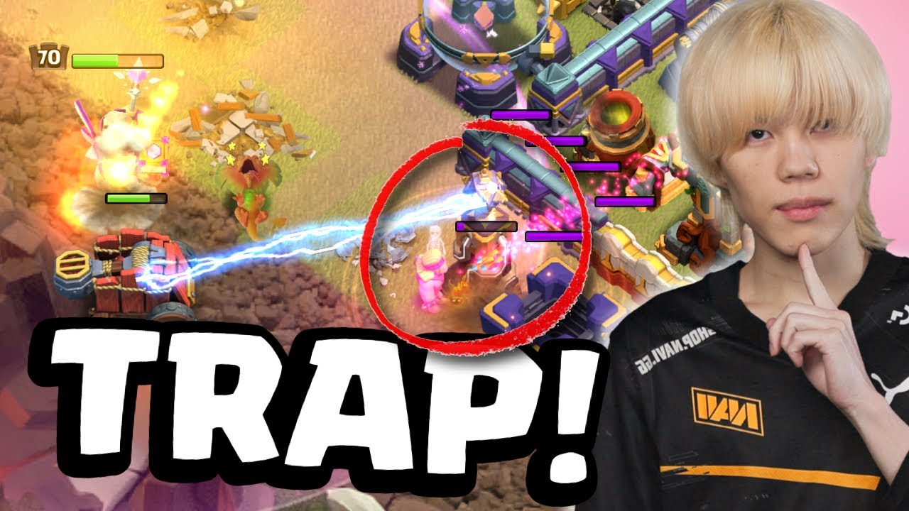 NAVI FINALLY baited into a trap at TH16? (Clash of Clans)