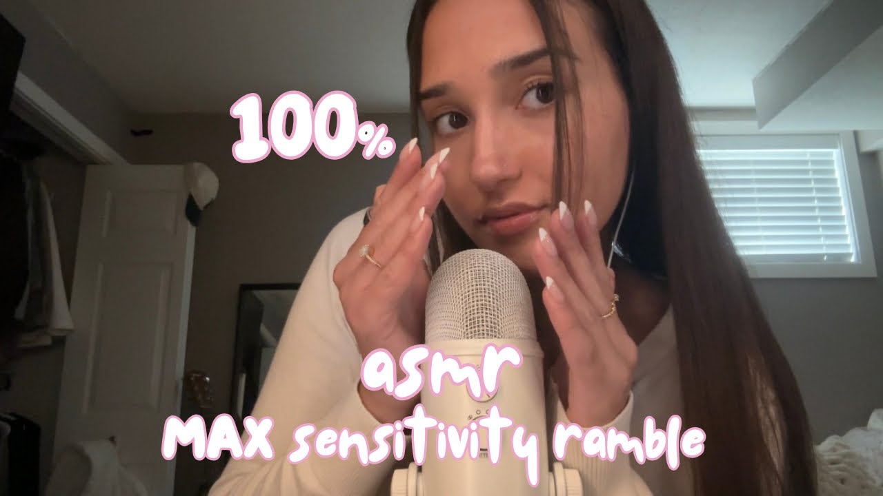 asmr - 100% MAX mic sensitivity ramble 