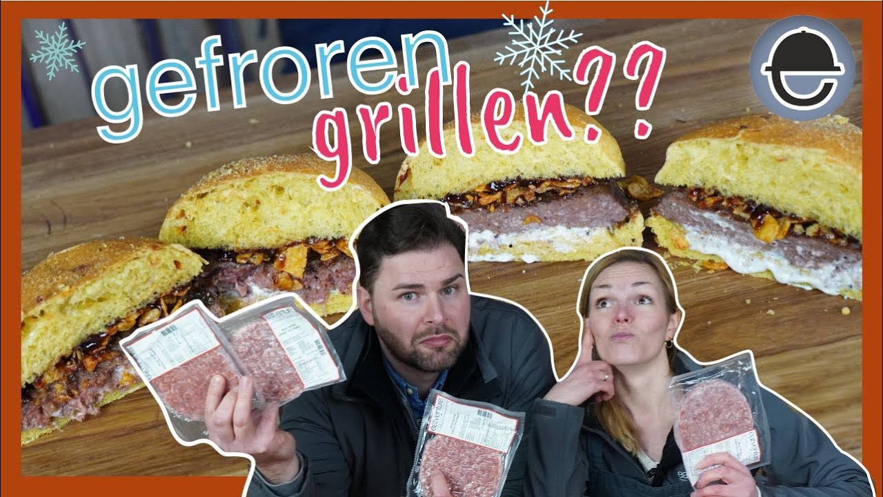 Burger Pattie gefroren grillen? Geht das?  / eatventure