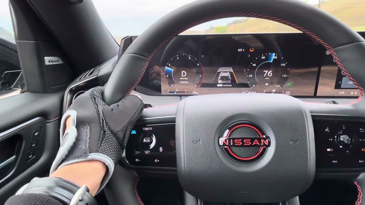 Test Driving 2026 Nissan Armada Pro 4X from Red Rocks Amphitheater, POV/ASMR first-person style.