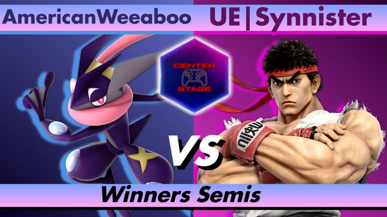 Center Stage #117 - 7DaysFREE AmericanWeeaboo (Greninja) vs UE Synnister (Ryu) - Smash Ultimate SSBU