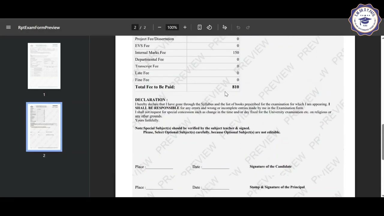 SPPU B.Com 2019 Pattern Exam Form Filling | Step by Step Guide 2025