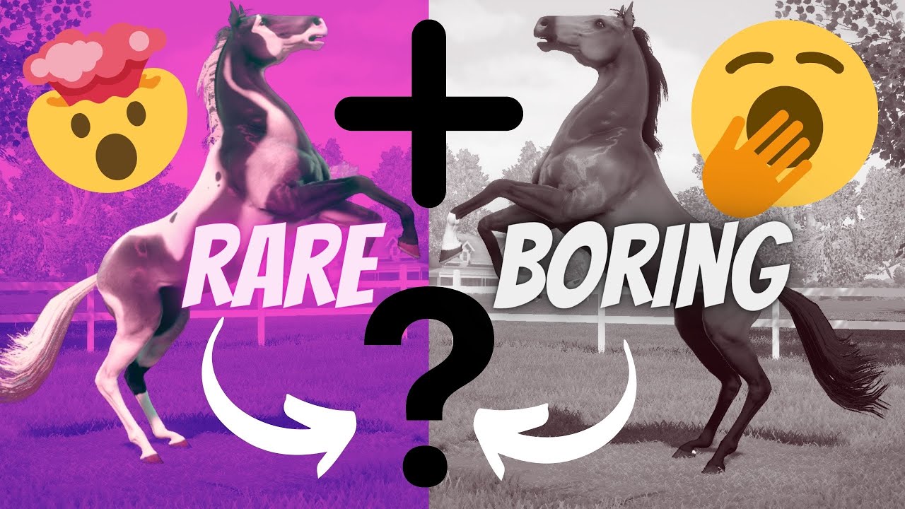 RARE + BORING HORSES ON RIVAL STARS HORSE RACING