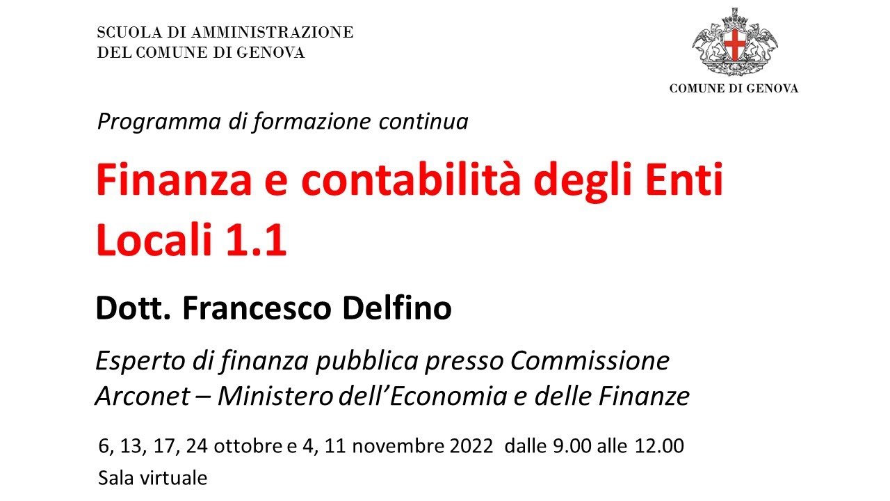 Finanza e contabilità degli Enti Locali (2022) 1.1