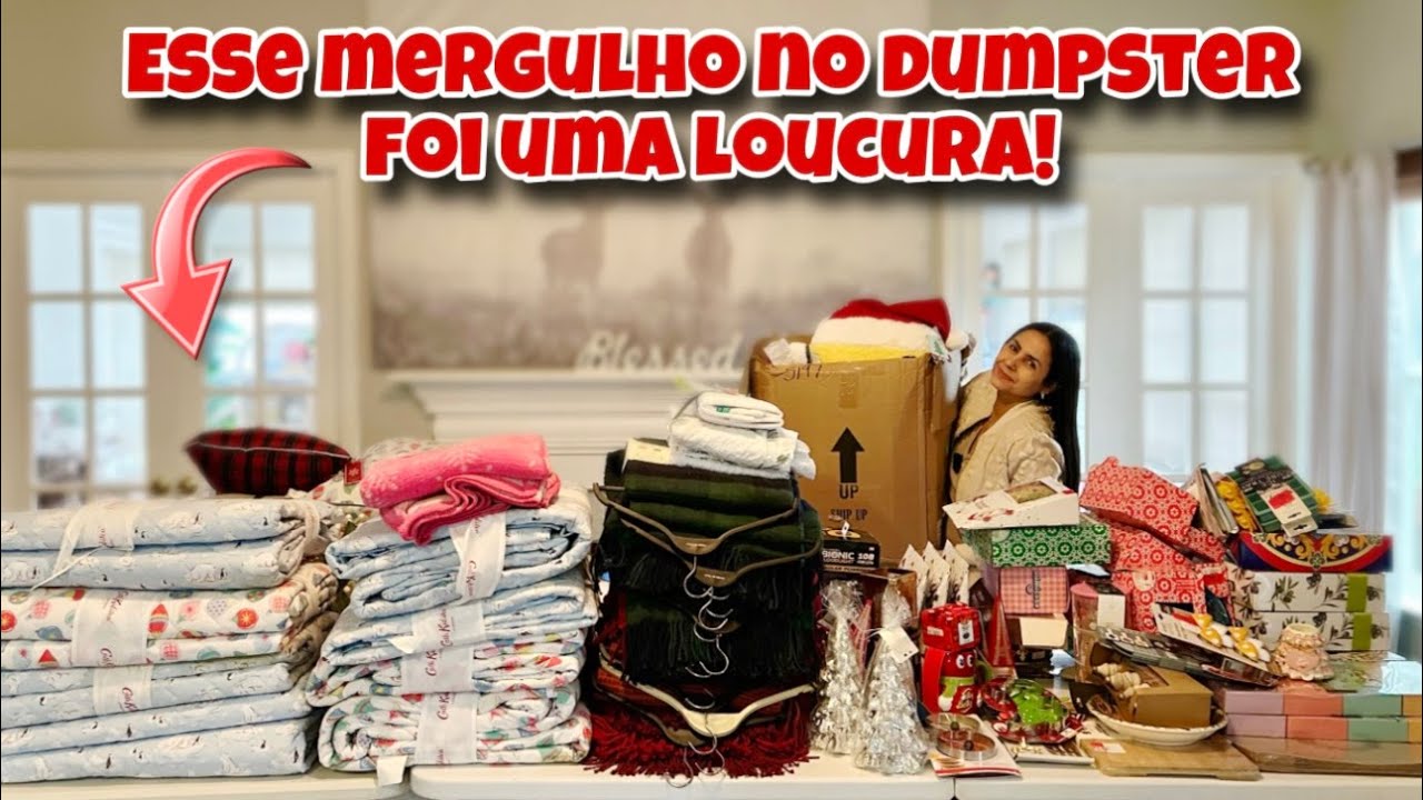 Esse mergulho no dumpster foi uma loucura! 🇺🇸