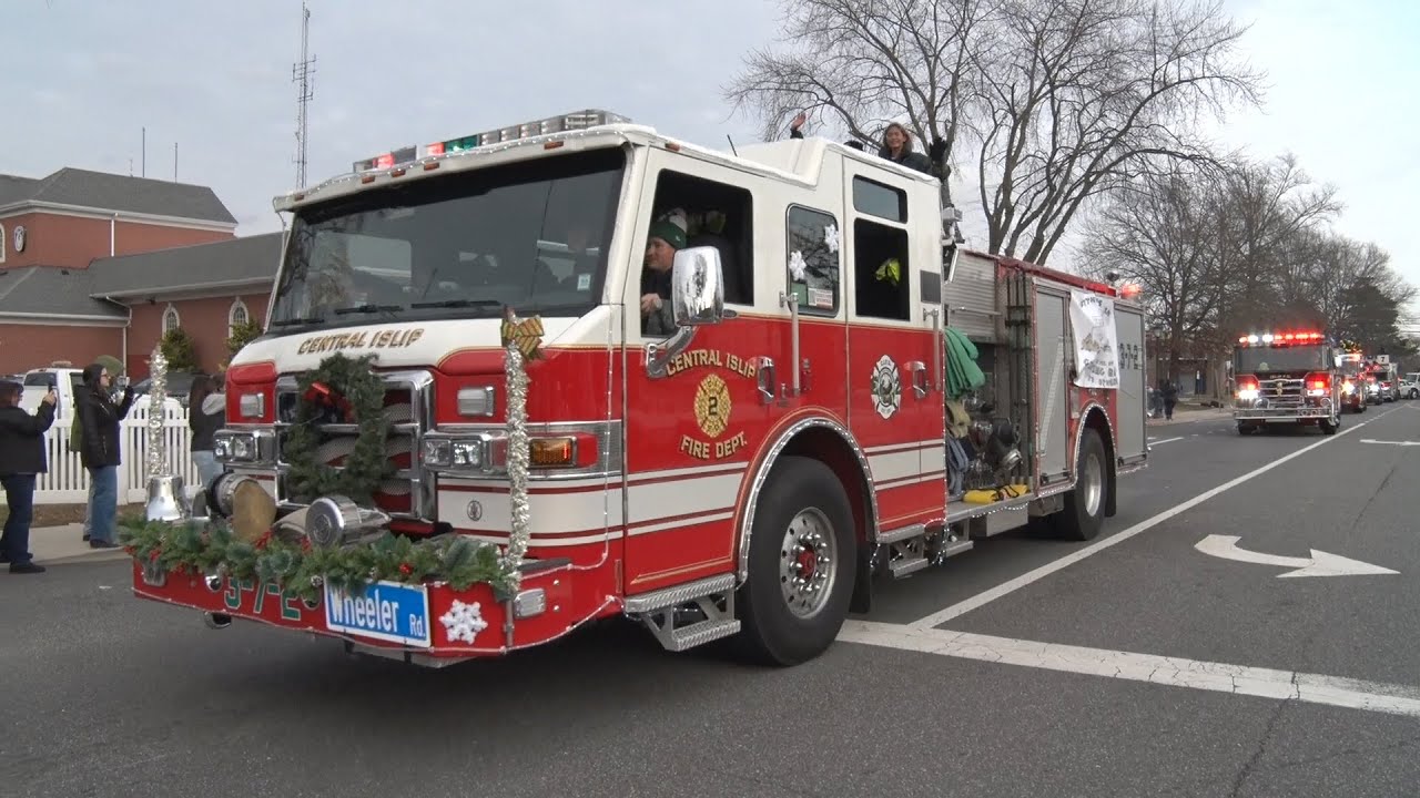 2025 Matthews Wish FireTruck Christmas Parade Brentwood Long Island NY 12/13/25
