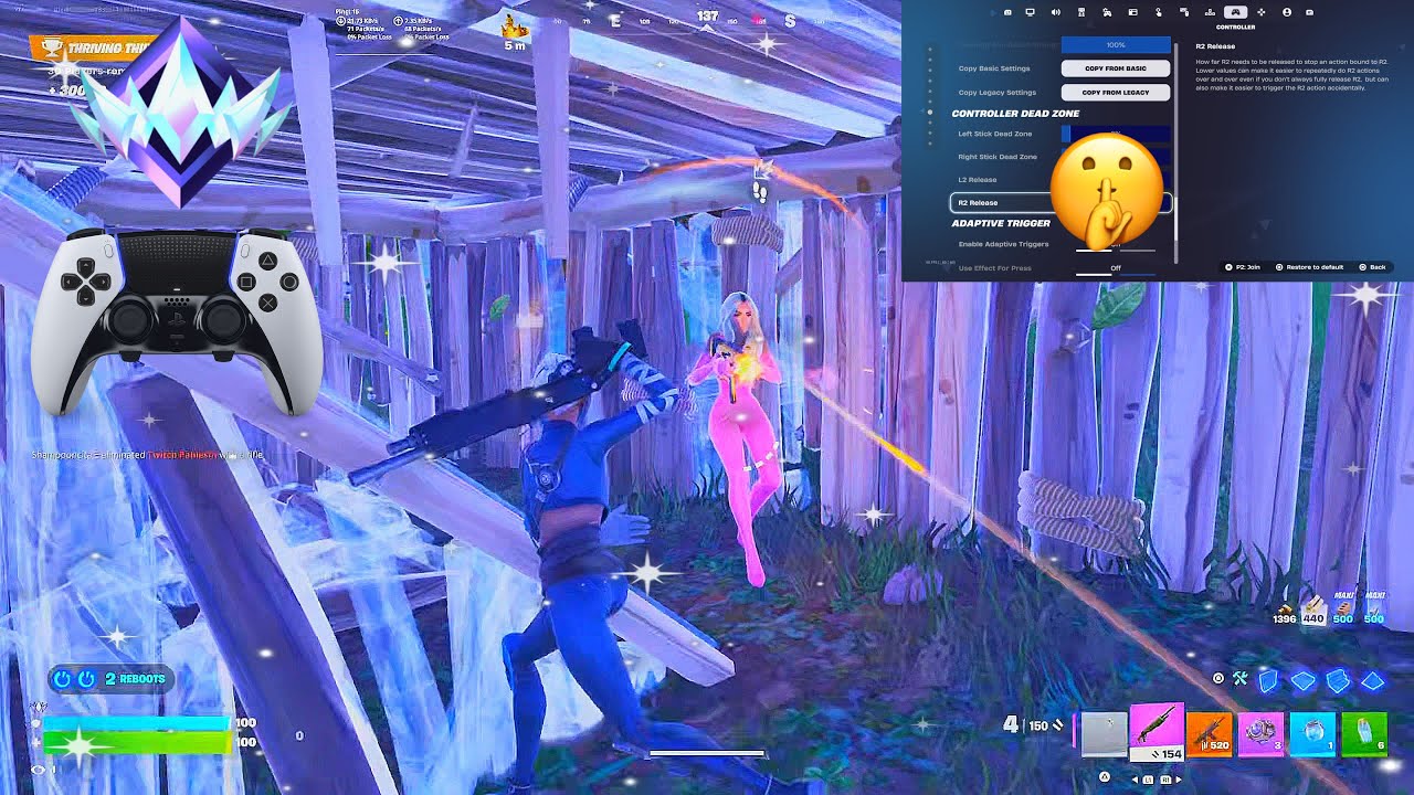 *NEW* Console 0 Delay Controller SETTINGS + Sensitivity For Fortnite Chapter 7 (Tutorial)