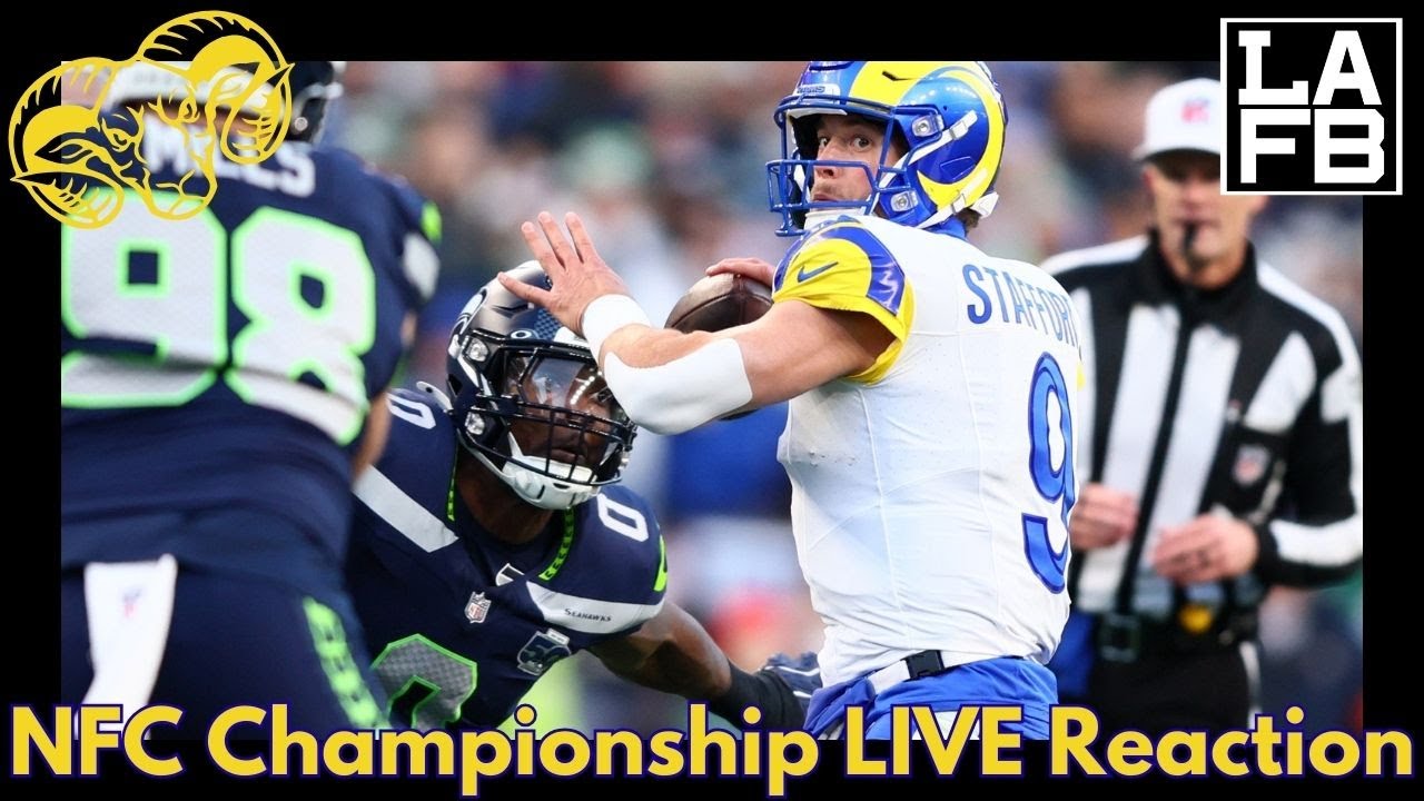 LIVE Reaction Rams-Seahawks NFC Championship Game
