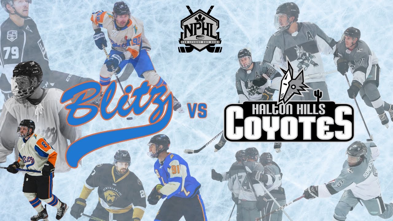 ORANGEVILLE BLITZ VS HALTON HILLS COYOTES - NPHL METROPOLITIAN DIVISION