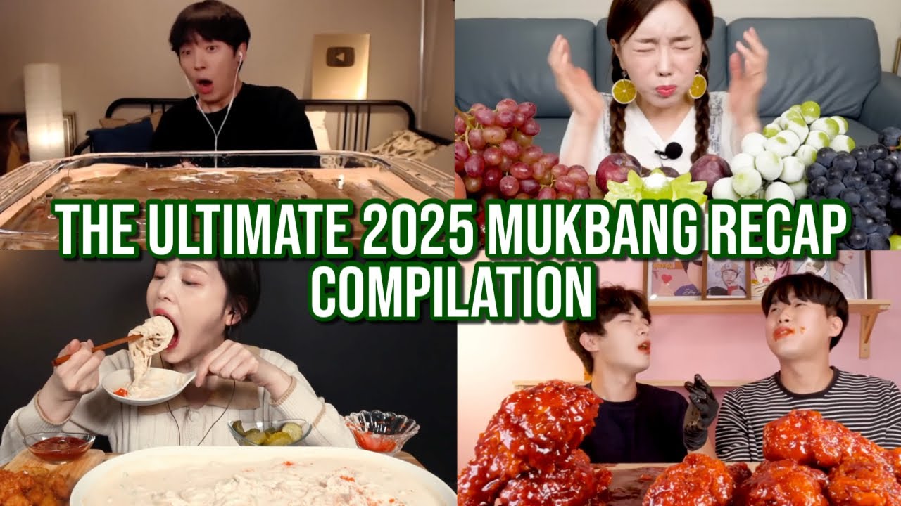 the ULTIMATE 2025 mukbang recap compilation