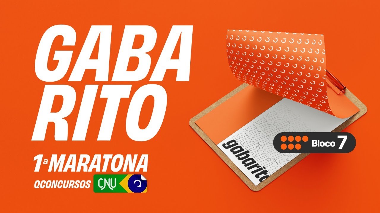 CNU: Bloco 7 - Gabarito Simulado 1 #MaratonaQC