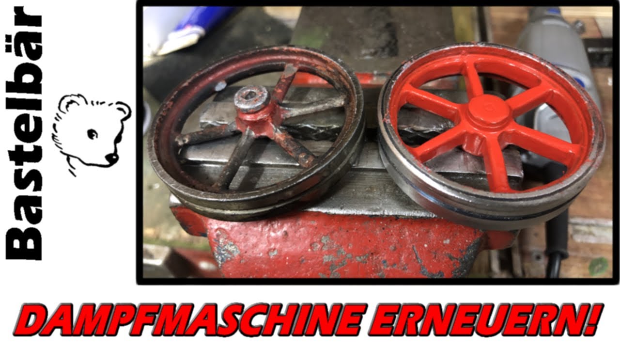 Dampfmaschine restaurieren Teil 1 / Restoring a steam engine part 1