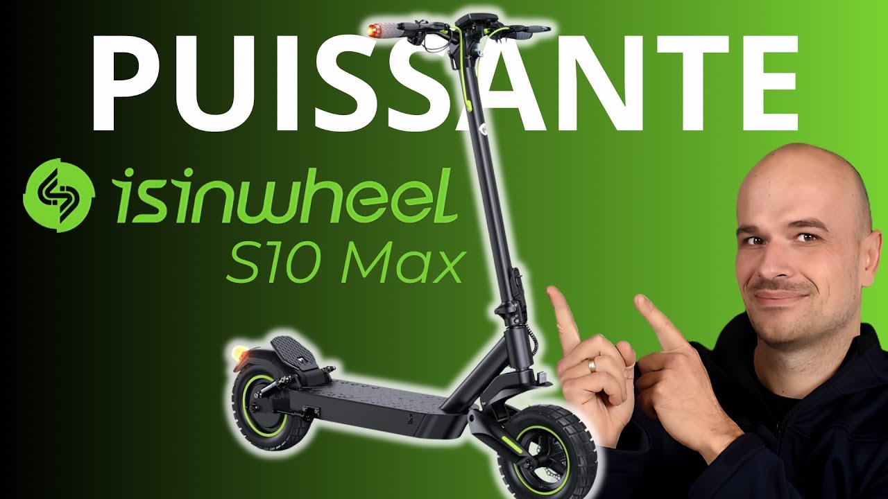 Cette TROTTINETTE Tout Terrain est PUISSANTE et PAS CHERE  (ISINWHELL S10 MAX)
