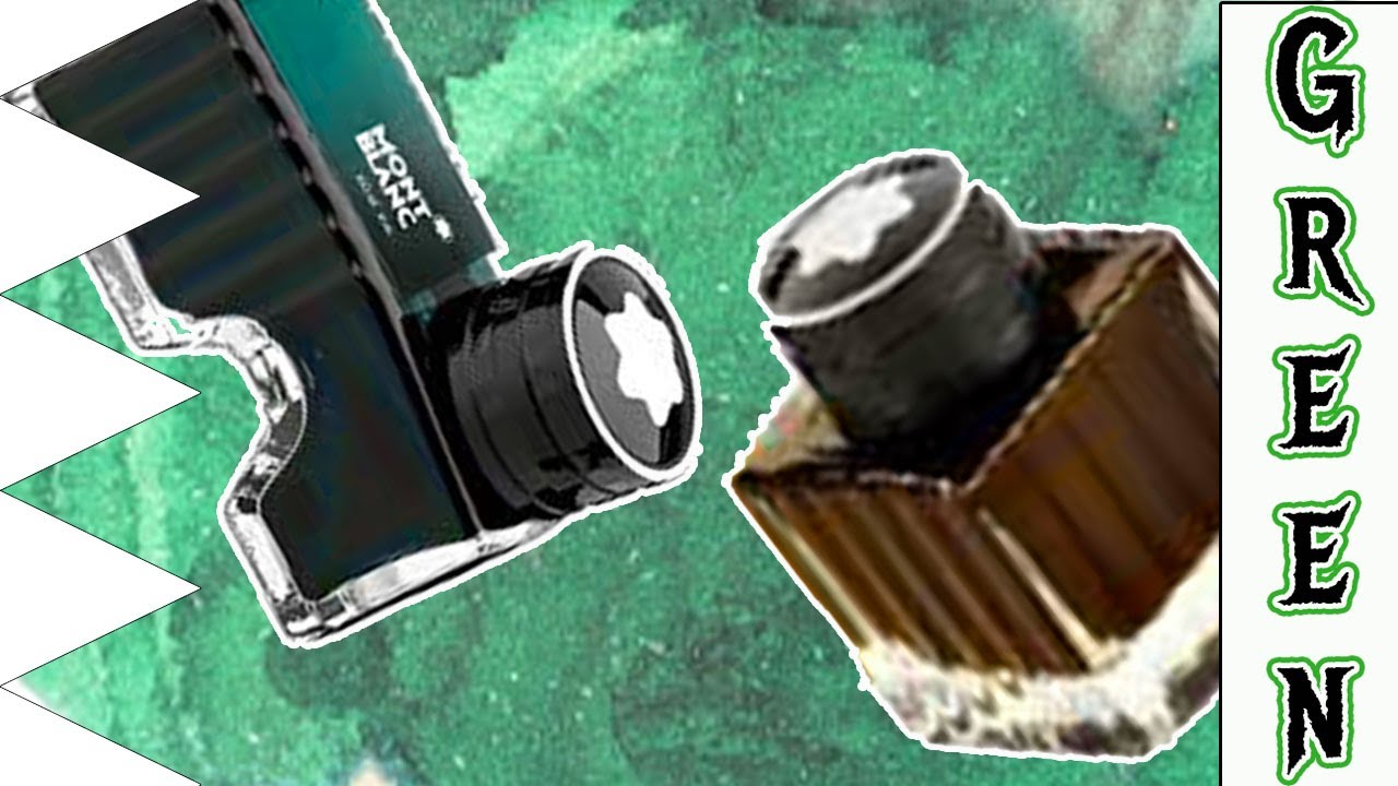 Montblanc   Irish Green Fountain Pen Ink #fountainpenink #fountainpens
