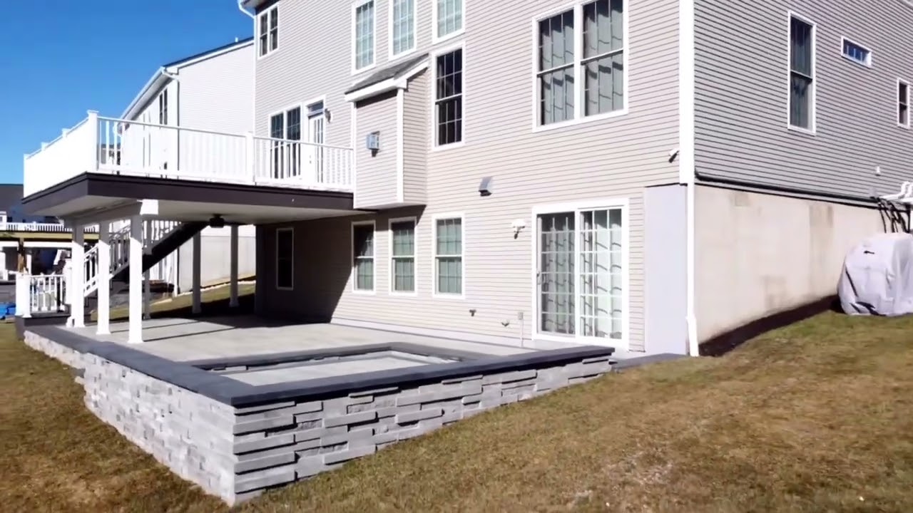  Drone Video-Latest Project  -  Second Story Deck (w/dry space under deck) 