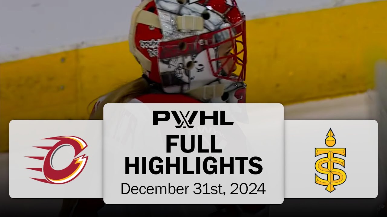 PWHL Highlights | Ottawa Charge vs. Toronto Sceptres - December 31, 2024