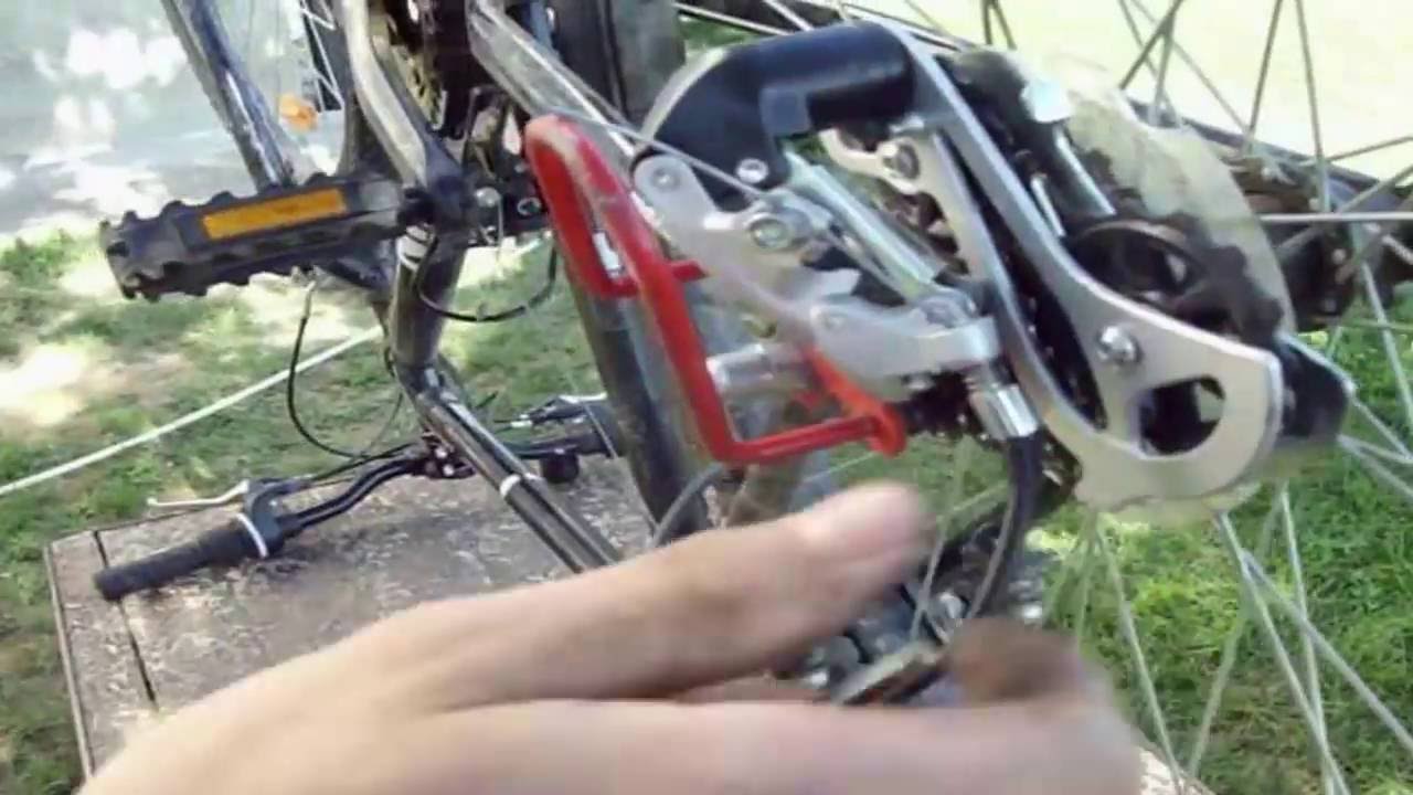 MONTAGGIO DEL  CAMBIO DI UNA  BICI +  REGOLAZIONE DEL CAMBIO