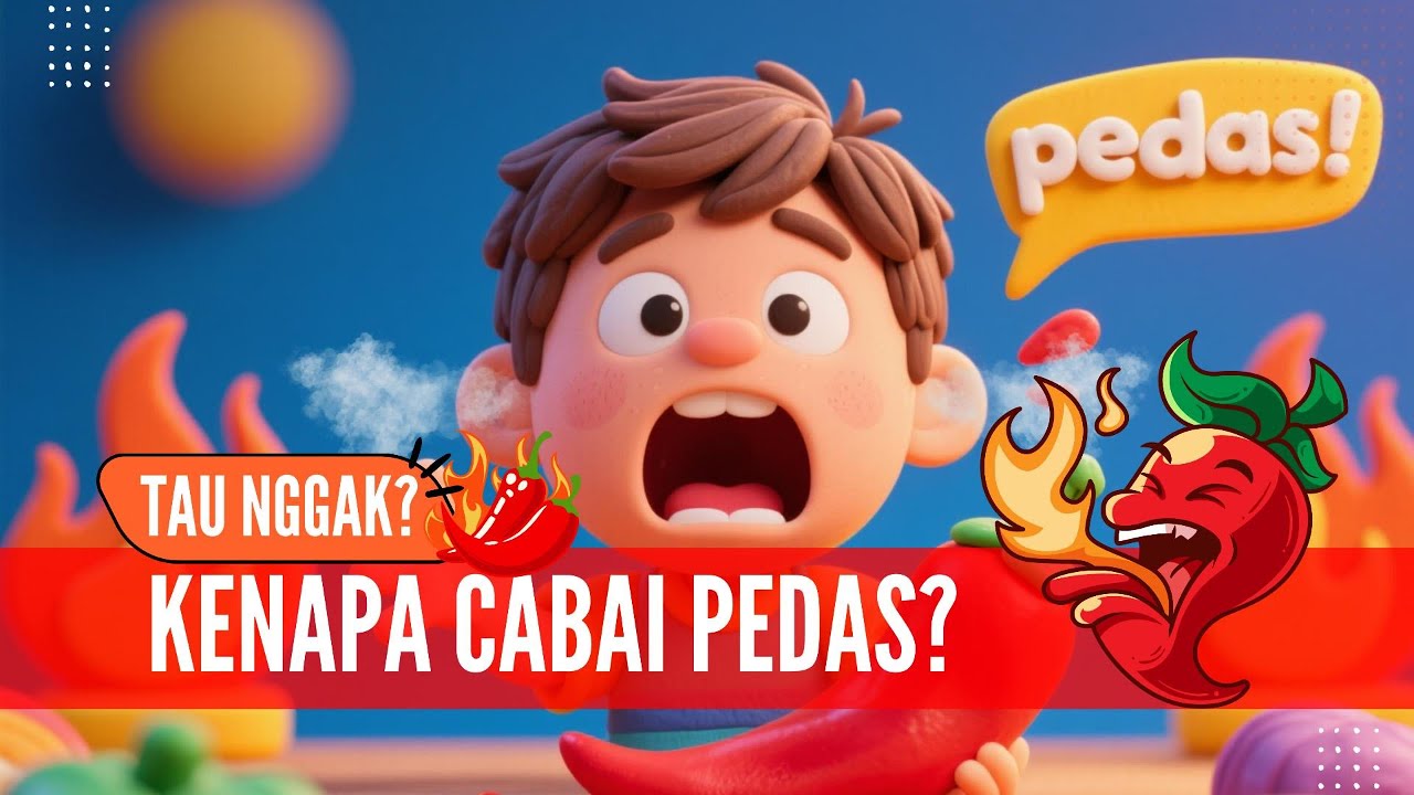 Tau Ngga? Kenapa Cabai Pedas? 🌶️🔥 | Edukasi Sains Anak Seru | CaBoy Kids