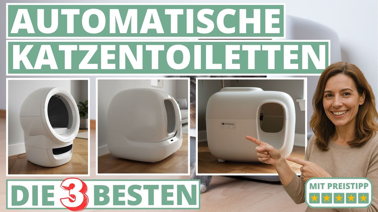 Beste Automatische-Katzentoilette - 3 Favoriten!