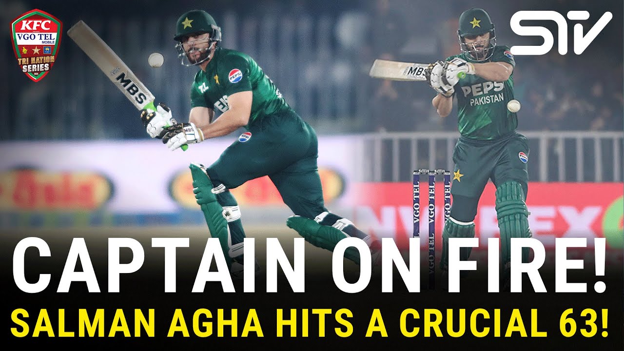 Leadership & Class! Salman Agha&rsquo;s 63 Runs | PAK vs SL | Match 06 | Tri Nation Series | PCB | M3W1U