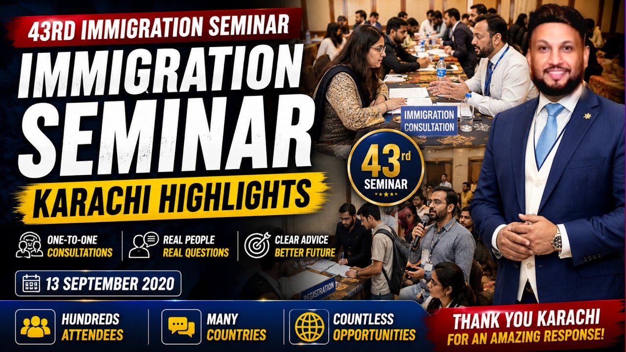 Highlights: 43rd Immigration Seminar in Karachi | 13 Sep 2020 | One to One Consultations