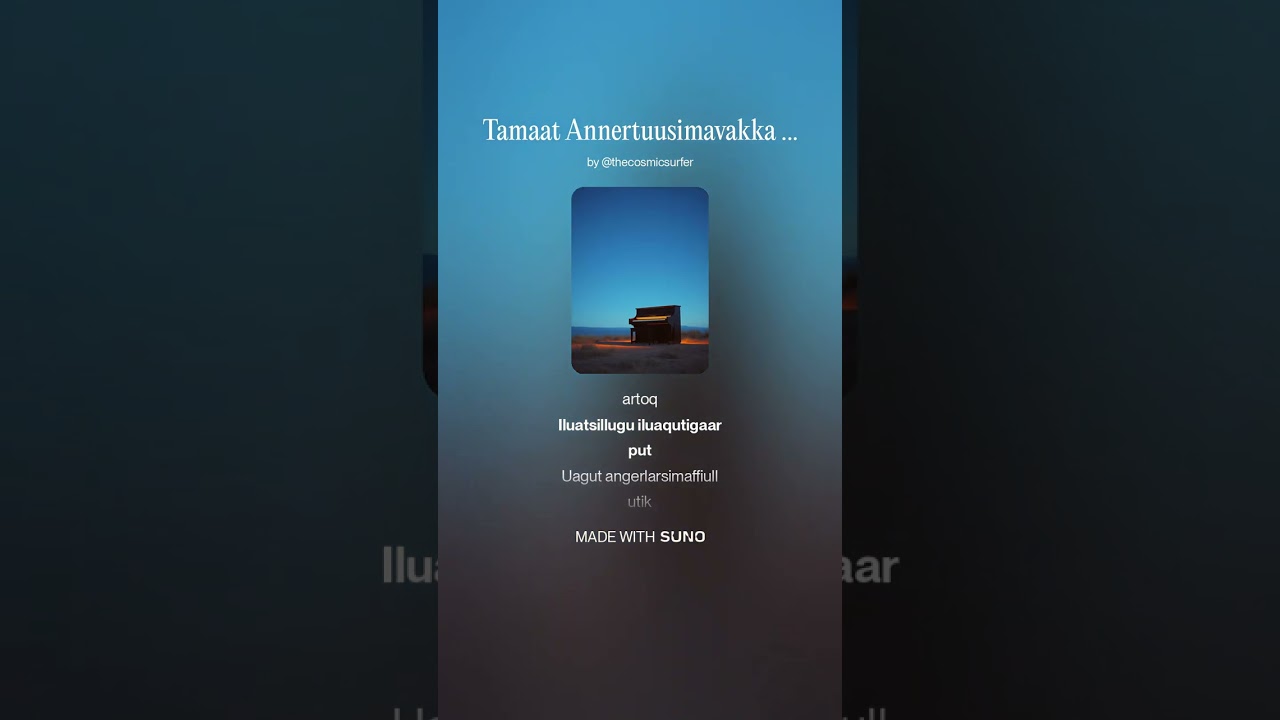 Tamaat Annertuusimavakka Ilillugu   That&rsquo;s Why I Need You 1