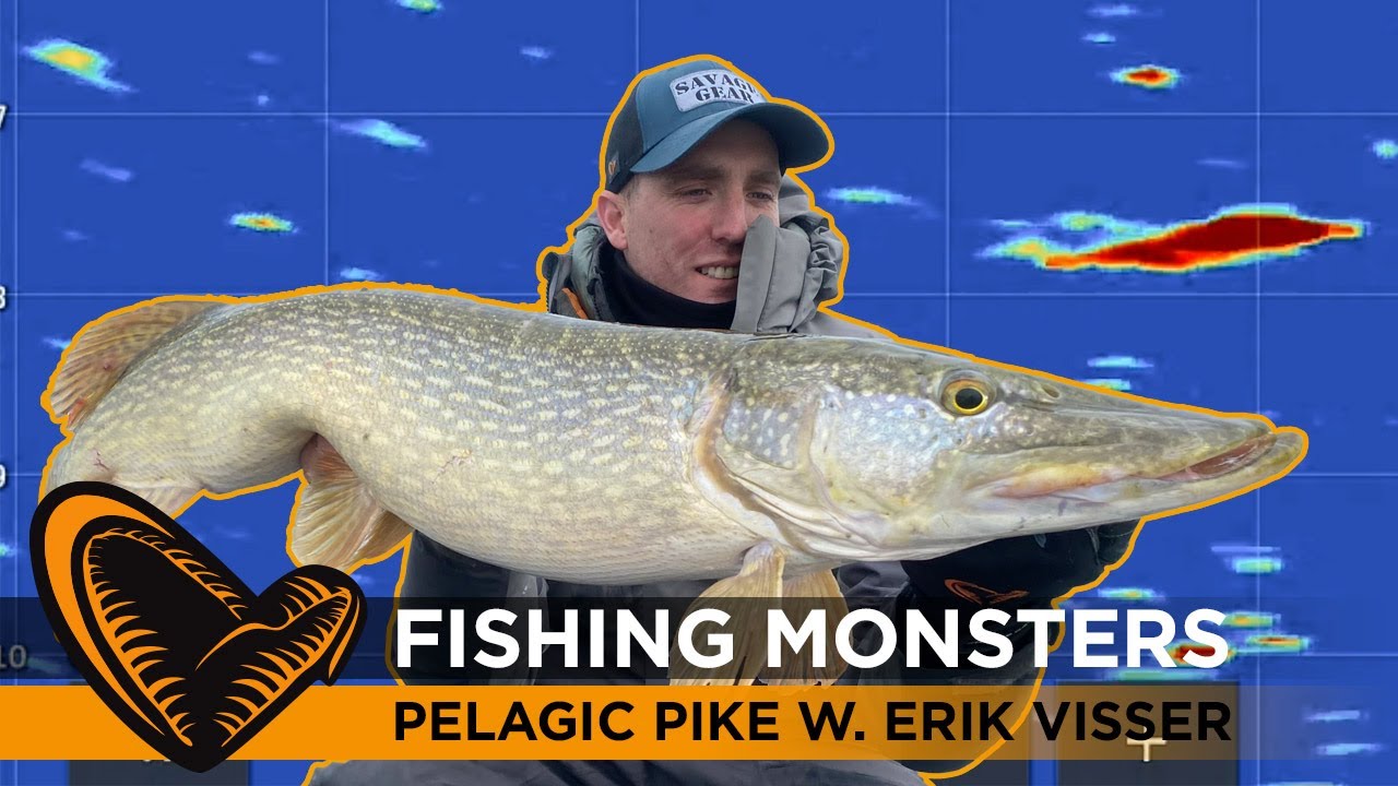 Fishing Monsters for Pelagic Pike with Erik Visser #pike