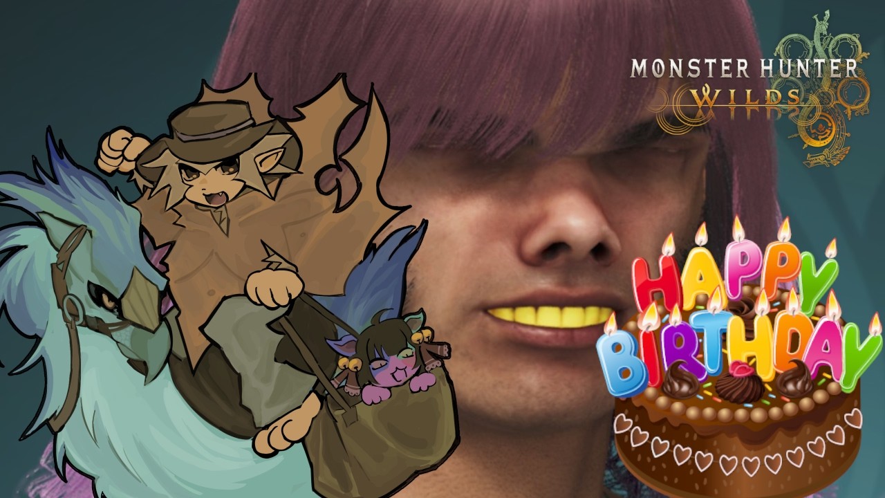 Monster Hunter Wilds 1st birthday with Huni Jr. & Mahjongle