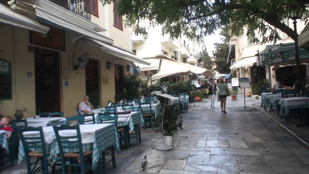Athens walk   2nd route 1st Deviation   Kidathinaion street   Plaka square   www.athenswalk.net