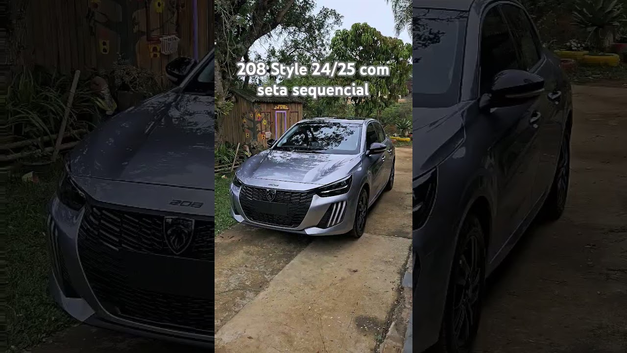 Peugeot 208 Style 2025 com seta sequencial