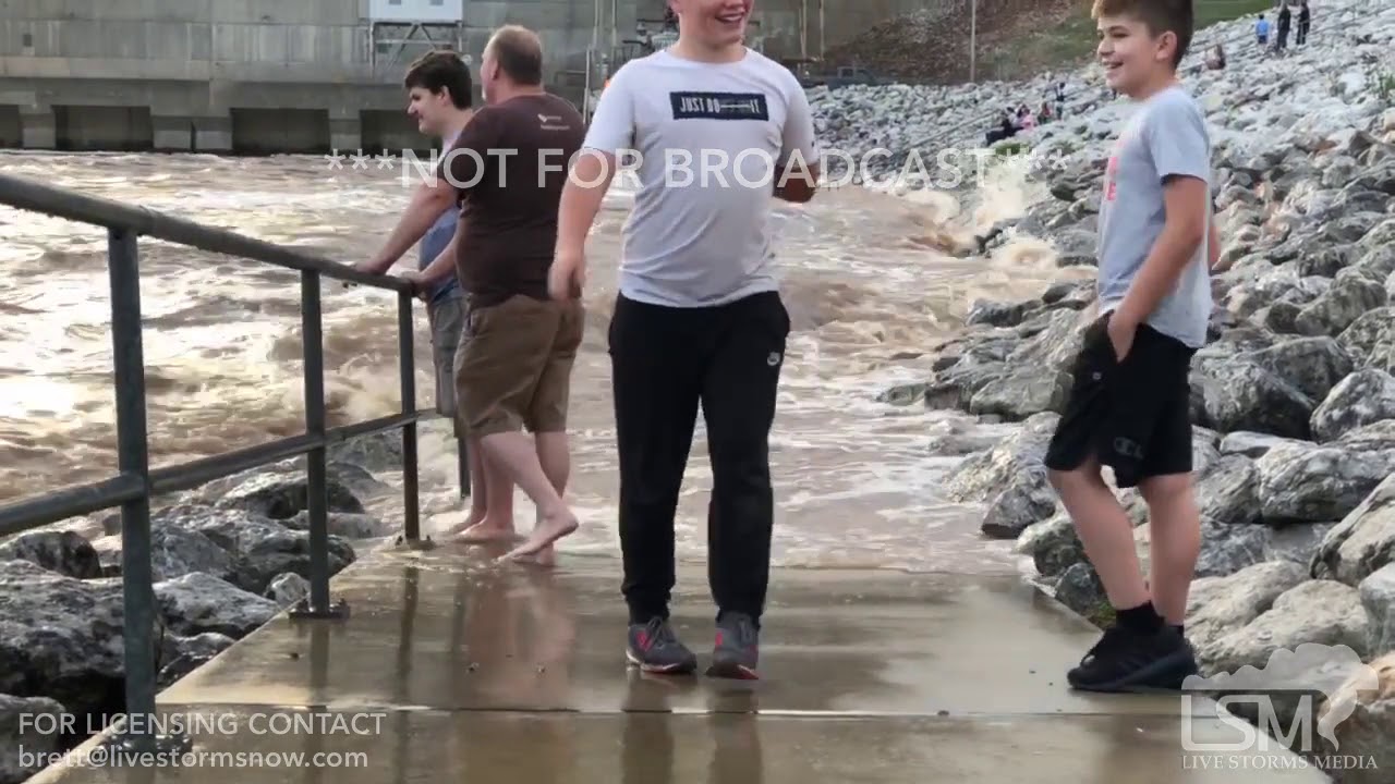 5-13-19 Tulsa, OK - Keystone Dam Highest Water In 26 Years