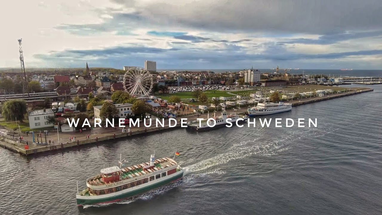 Überfahrt Rostock / Warnemünde - Schweden 4K | TT-Line Nils Holgersson | Ein Rundgang beim Auslaufen