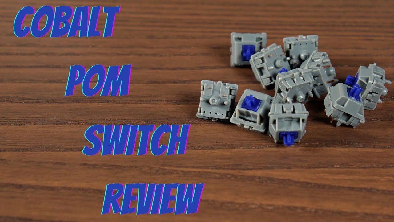 Cobalt POM Switch Review! Machine Polished! (Break in at 80K Actuations)