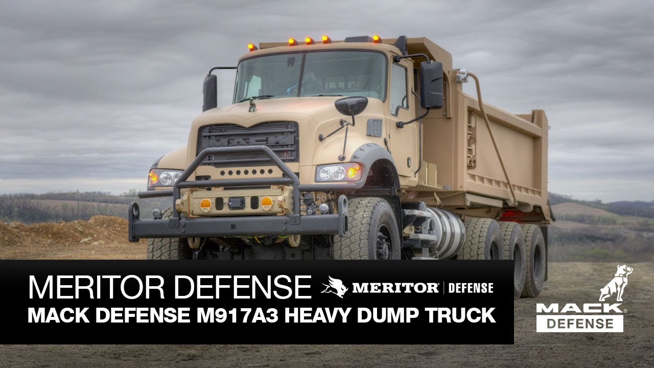 Meritor and Mack Defense - M917A3 Heavy Dump Truck