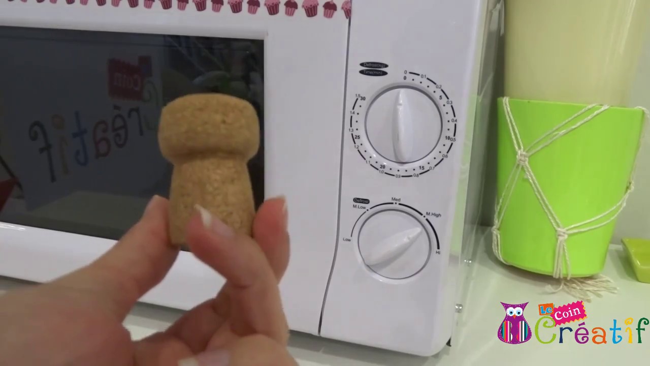 Expérience du bouchon de champagne