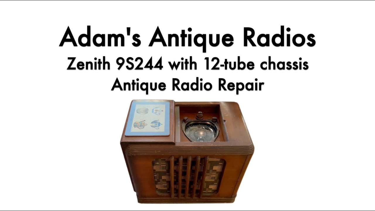 1938 Zenith 9S244 Chairside Antique Radio Repair