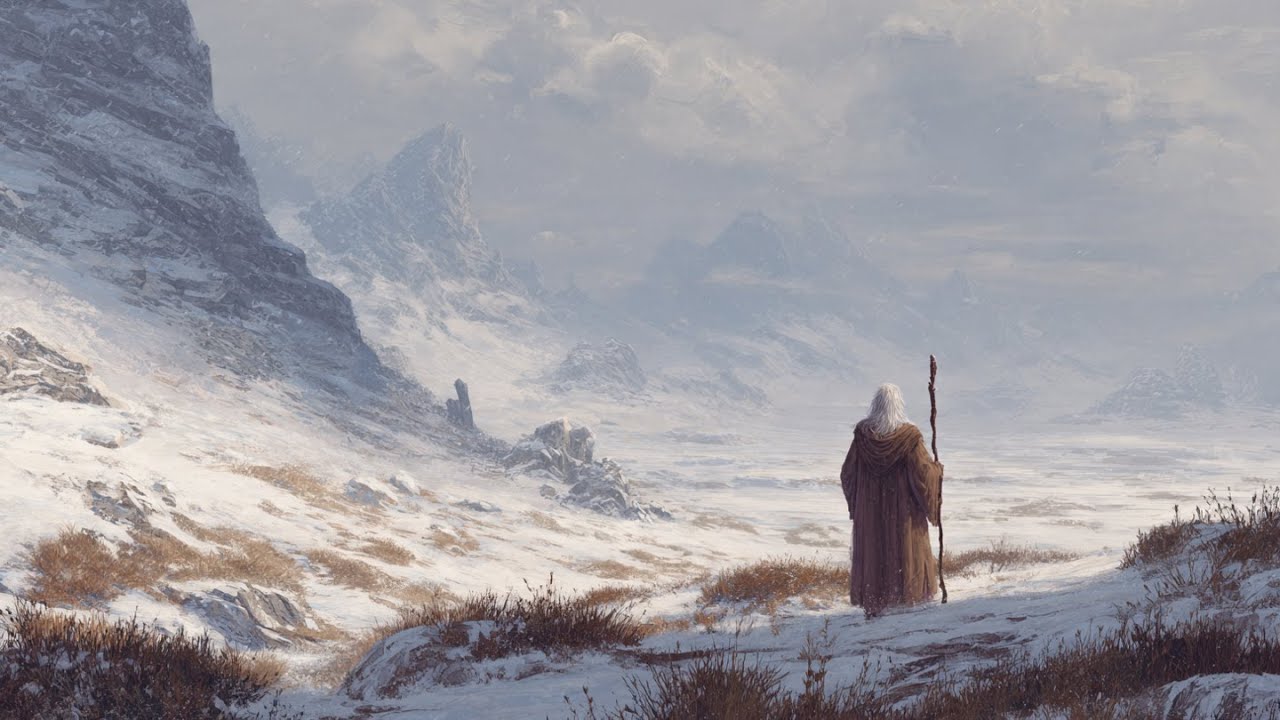Celtic Fantasy Music – Ancient Wizard in a Silent Snowbound Valley / Study & Deep Focus Music