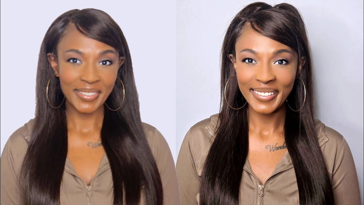 The Most Beginner Friendly Wig Ever! Brazilian Virgin 20 Inch Straight Wig ft Premium Lace Wig 
