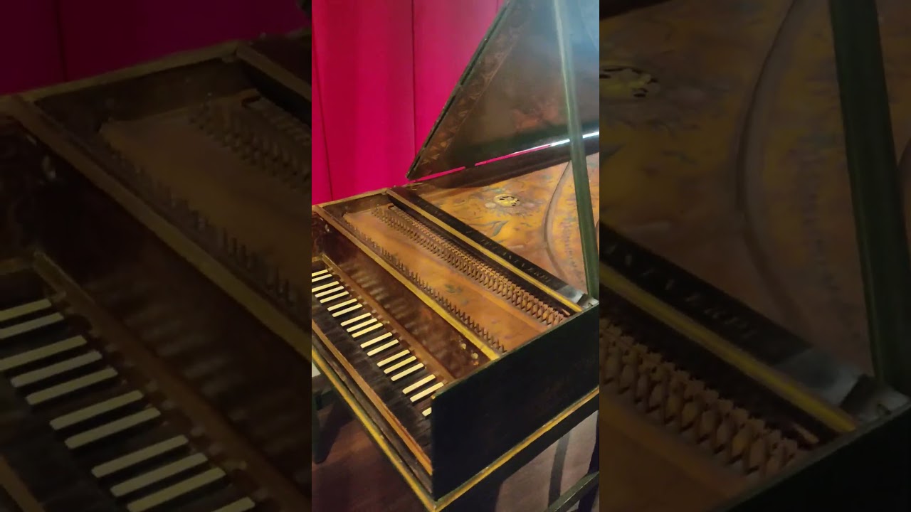 Single-Manual Harpsichord, Ioannes Couchet, Antwerp, 1645 - St Cecilia's Hall, Edinburgh #shorts